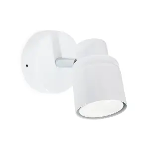 ValueLights Benton White IP44 Wall Light