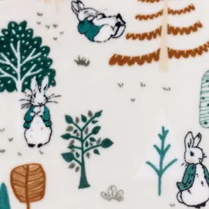 Peter Rabbit™ Scandi Woods Printed Fleece Throw