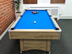 Signature Dean Pool Table: Grey Oak Finish