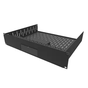 Penn Elcom 2U Vented Rack Shelf & Magnetic Faceplate For 1 x Sonos Port R1498/2UK-SPORT1