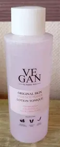 VEGAN By Happy Skin Original Skin Essence Toner Lotion Tonique 100Ml