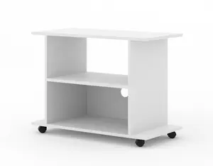 TV Stand in White Matt - W400mm x H600mm x  W800mm