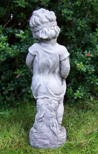 Shy Little Girl Garden Ornament