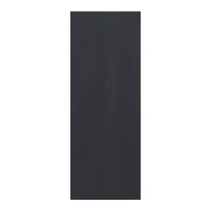 Alpinia Matt midnight navy wood effect Standard Clad on end panel (H)960mm (W)360mm