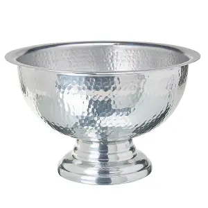 Decorative Bowl TIWANAKU Gloss Silver