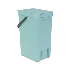 Brabantia Sort and Go 16 Litre Recycling Bin Jade Green