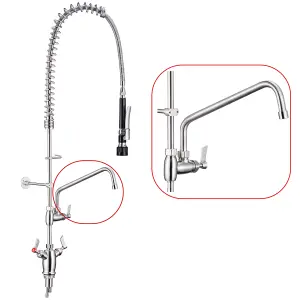 Hommix Udine Commercial Restaurant  Kitchen Pre-Rinse Spray Tap