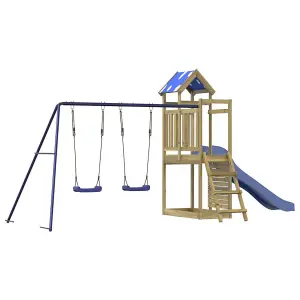 Berkfield Outdoor Playset Impregnated Wood Pine