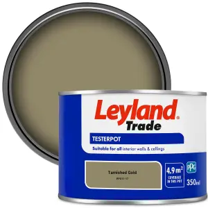 Leyland Trade Vinyl Matt Walls & Ceilings Emulsion Paint Tarnished Gold (PPG11-17) 350ml Tester