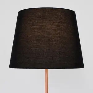 ValueLights Modern Standard Floor Lamp Base In Copper Metal Finish