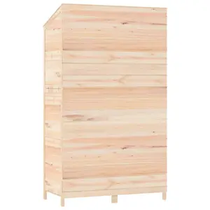 Berkfield Garden Shed 102x52x174.5 cm Solid Wood Fir