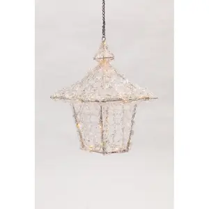 35CM WARM WHITE HANGING LANTERN