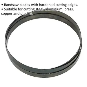 High-Performance Bi-Metal Bandsaw Blade 2450 x 27 x 0.9mm with 14 TPI for Metal and Plastic Cutting