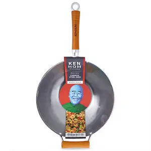 Ken Hom Excellence 32cm Carbon Steel Wok