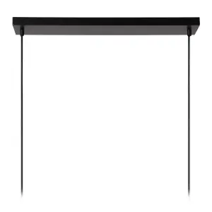 Lucide Suus Classic Bar Pendant Light - 4xE27 - Black