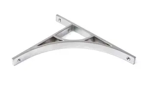 Satin Chrome Tyne Shelf Bracket (260mm x 200mm)