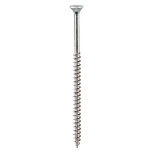 TIMCO Solo Countersunk Silver Woodscrews - 5.0 x 80 (200pcs)