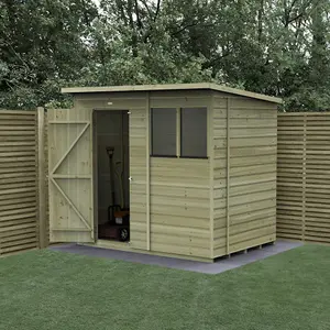 Beckwood 7x5 Pent Shed - 2 Windows