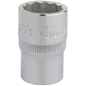 3/4" 1/2" Square Drive Elora Bi-Hexagon Socket 24418