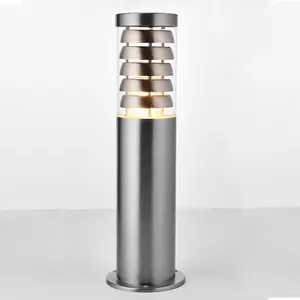 Outdoor Garden Bollard Light Stainless Steel 9W Outside Path LED Lamp Post IP44