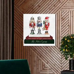 Holiday Nutcracker Books - Wrapped Canvas Painting 51 cm H x 51 cm W x 4 cm D