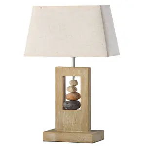 Luminosa Miriel Table Lamp with Shade Wood