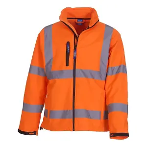 Yoko Mens Hi-Vis Sofshell Jacket (Pack of 2)