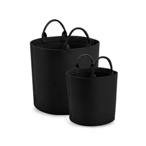 Bagbase Felt Trug Black (30cm x 30cm)