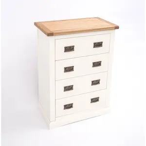 Cosenza 4 Drawer Chest of Drawers Bras Drop Handle