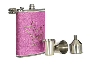 Girls Night Out Hip Flask Set with 2 Cups