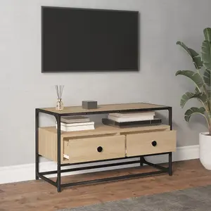 Berkfield TV Cabinet Sonoma Oak 80x35x45 cm Engineered Wood