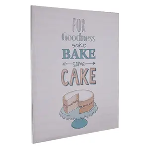 Maison by Premier Pretty Things Bake Some Cake Wall Plaque