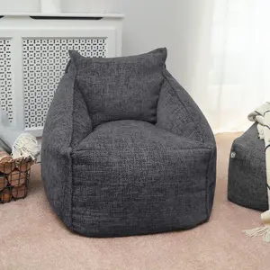 rucomfy Weave Chair Beanbag - Slate Grey