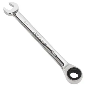 Sealey Ratchet Combination Spanner 72 Teeth Chrome Vanadium Steel 11mm RCW11