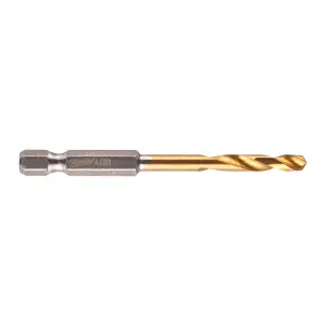 Milwaukee 48894710 4.5mm RED HEX SHOCKWAVE Impact Rated HSS-TIN Metal Drill Bit