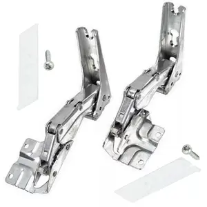 SPARES2GO Door Hinge for Bosch Neff Siemens Fridge Freezer Pair 3704 3306 3307 5.0