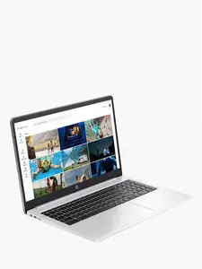 HP Chromebook 15A-Na0005na Laptop, Intel Pentium Silver Processor, 4GB RAM, 128GB Emmc, 15.6" Full HD, Mineral Silver