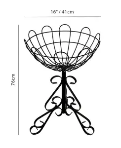 Basket Stand - 16" Basket, Patio Planter