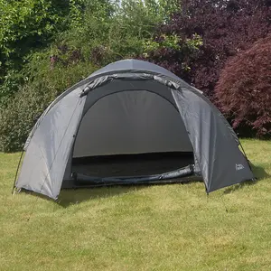 Andes 4 Person Easy Pitch Tent - GREY