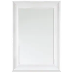 Beliani Scandinavian Wall Mirror LUNEL White