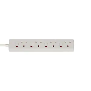 Brennenstuhl 4 Way Extension Lead Individually Switched - 2 Metre Cable