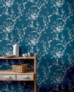 Arthouse Oriental Trail Teal Wallpaper