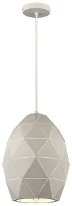 Luminosa Spring Ceiling Pendant White, E27