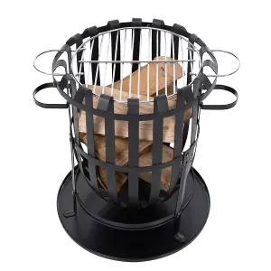 RedFire Fire Basket Dallas with Cooking Grill