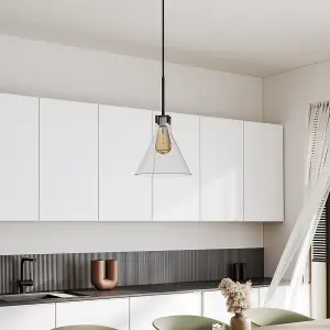 Modern Style Glass Single Light Pendant Light Ceiling Light