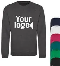 Custom Printed Hoodie Sweatshirt By Awdis | Design With Your Logo Or Text