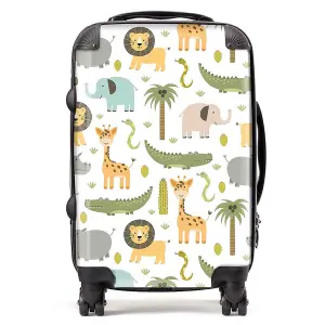 Cute Safari Animals Suitcase - Cabin