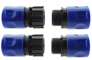 Garden Watering Hose Fitting Connector Female to Female click-lock Universal