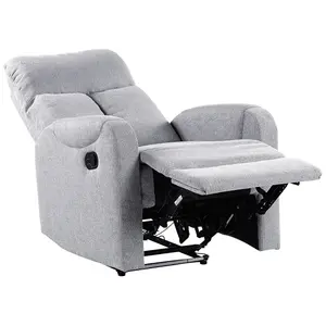 Recliner Chair SOMERO Fabric Grey