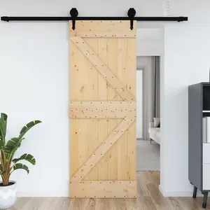 Berkfield Door NARVIK 95x210 cm Solid Wood Pine